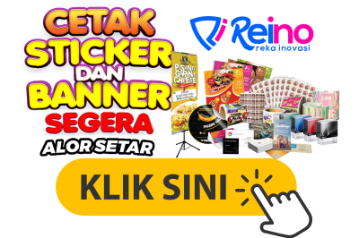 CETAK STICKER DAN BANNER